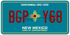 BGPY68  license plate in NM