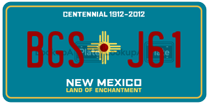 BGSJ61  license plate in NM