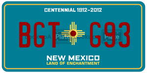 BGTG93  license plate in NM
