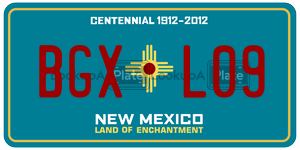 BGXL09  license plate in NM