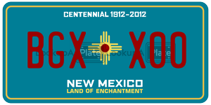BGXX00  license plate in NM