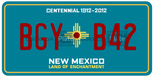 BGYB42  license plate in NM