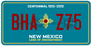 BHAZ75  license plate in NM