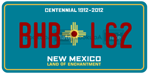 BHBL62  license plate in NM