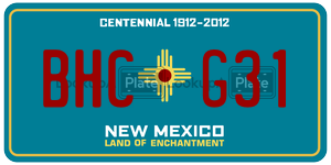 BHCG31  license plate in NM