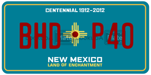 BHDP40  license plate in NM