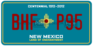 BHFP95  license plate in NM