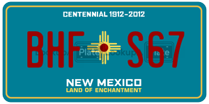 BHFS67  license plate in NM