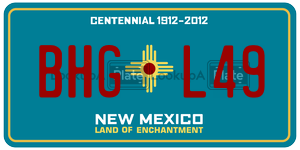 BHGL49  license plate in NM