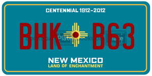 BHKB63  license plate in NM
