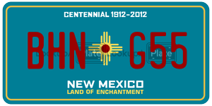 BHNG55  license plate in NM