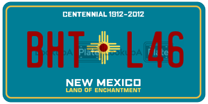 BHTL46  license plate in NM