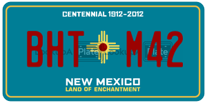 BHTM42  license plate in NM