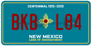 BKBL84  license plate in NM
