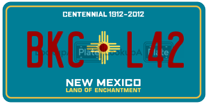 BKCL42  license plate in NM