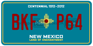 BKFP64  license plate in NM