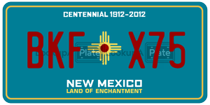 BKFX75  license plate in NM
