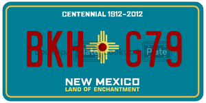 BKHG79  license plate in NM