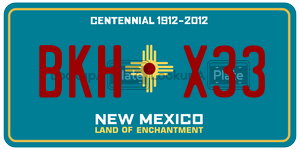 BKHX33  license plate in NM