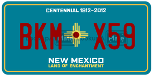 BKMX59  license plate in NM