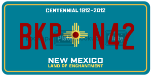 BKPN42  license plate in NM