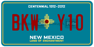 BKWY10  license plate in NM