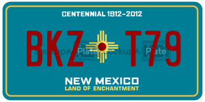 BKZT79  license plate in NM