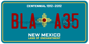 BLAA35  license plate in NM