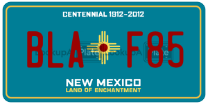BLAF85  license plate in NM