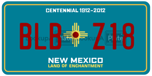 BLBZ18  license plate in NM