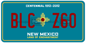 BLCZ60  license plate in NM
