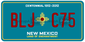 BLJC75  license plate in NM