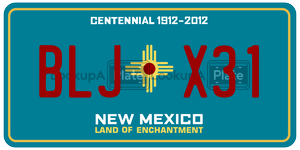 BLJX31  license plate in NM