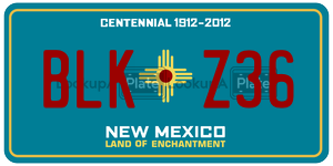 BLKZ36  license plate in NM