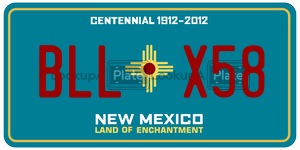 BLLX58  license plate in NM