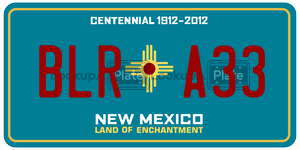 BLRA33  license plate in NM
