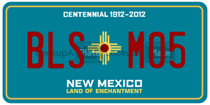 BLSM05  license plate in NM