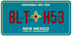 BLTH53  license plate in NM