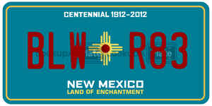 BLWR83  license plate in NM