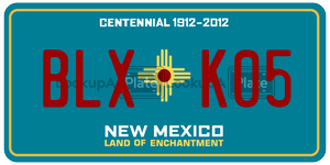 BLXK05  license plate in NM