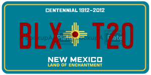 BLXT20  license plate in NM