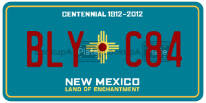 BLYC84  license plate in NM