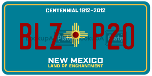 BLZP20  license plate in NM