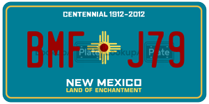 BMFJ79  license plate in NM