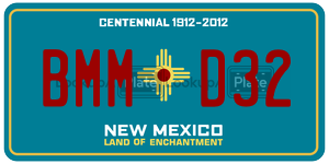 BMMD32  license plate in NM