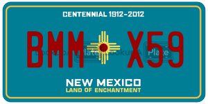 BMMX59  license plate in NM