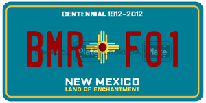 BMRF01  license plate in NM