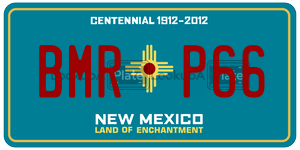 BMRP66  license plate in NM