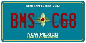 BMSC68  license plate in NM