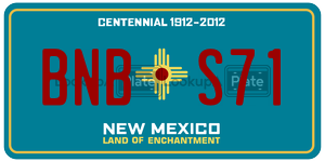 BNBS71  license plate in NM